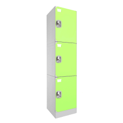 Locker Plástico ABS - 1 cuerpo y 3 puertas