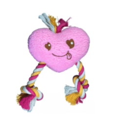 ¡Libre de BPA! Juguete Interactivo – Corazón con Patas y Cuerda