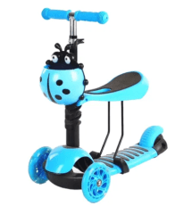 ¡2 en 1! Scooter Monopatín Ajustable – Para Niños y Niñas