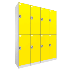 Locker Plástico 4 Cuerpo 8 Puertas – Importado