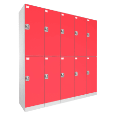 Locker Plástico 5 Cuerpo 10 Puertas – Importado