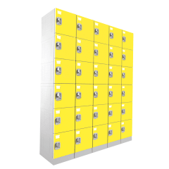 Locker Plástico 5 Cuerpo 30 Puertas – Importado