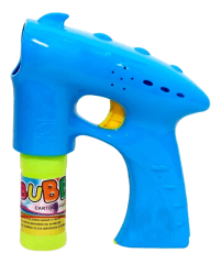 Pistola de Burbujas con Repuesto – Juguete Interactivo y Divertido para Niños y Niñas