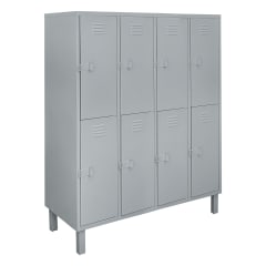 Locker Metálico 4 Cuerpos 8 Puertas | Casillero Nacional