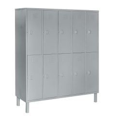 Locker Metálico 5 Cuerpos 10 Puertas | Casillero Nacional
