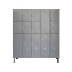 Locker Metálico 5 Cuerpos 20 Puertas | Casillero Nacional