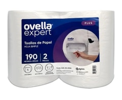 Toalla De Papel Industrial Jumbo Hoja Simple 190 M Hogar