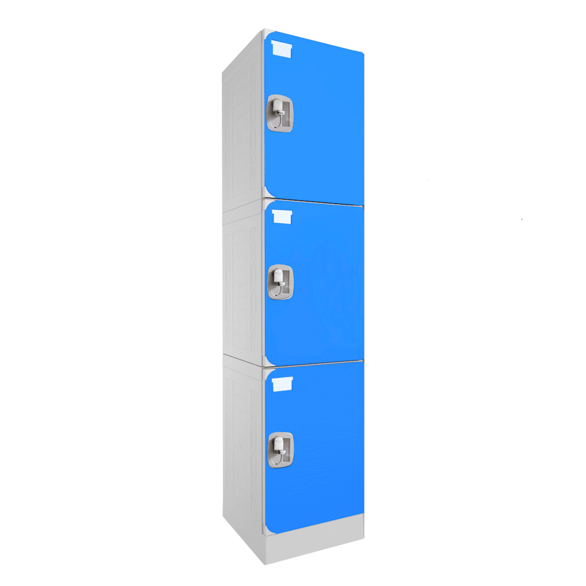 Locker Plástico ABS - 1 cuerpo y 3 puertas3