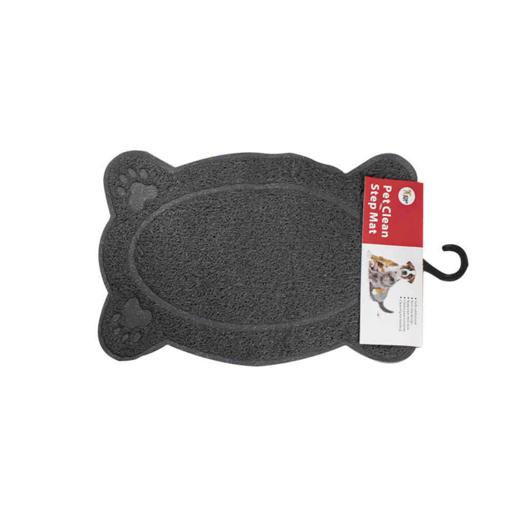 Alfombra Sanitaria Para Arenero Con Forma De Hueso Gato2