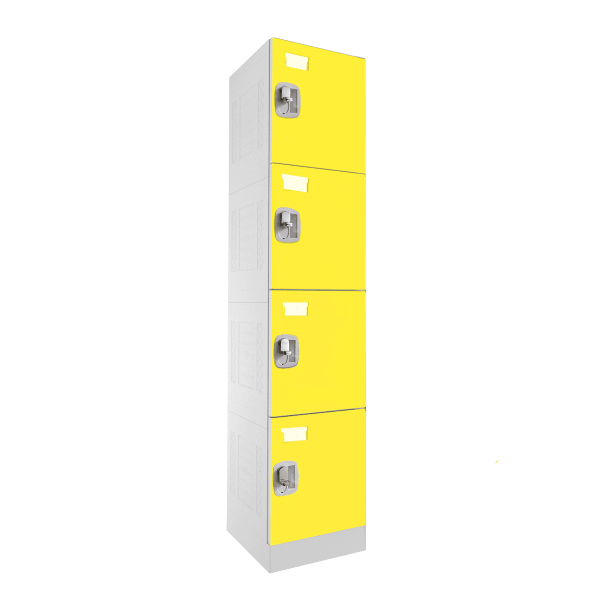Locker Plástico ABS - 1 cuerpo y 4 puertas4