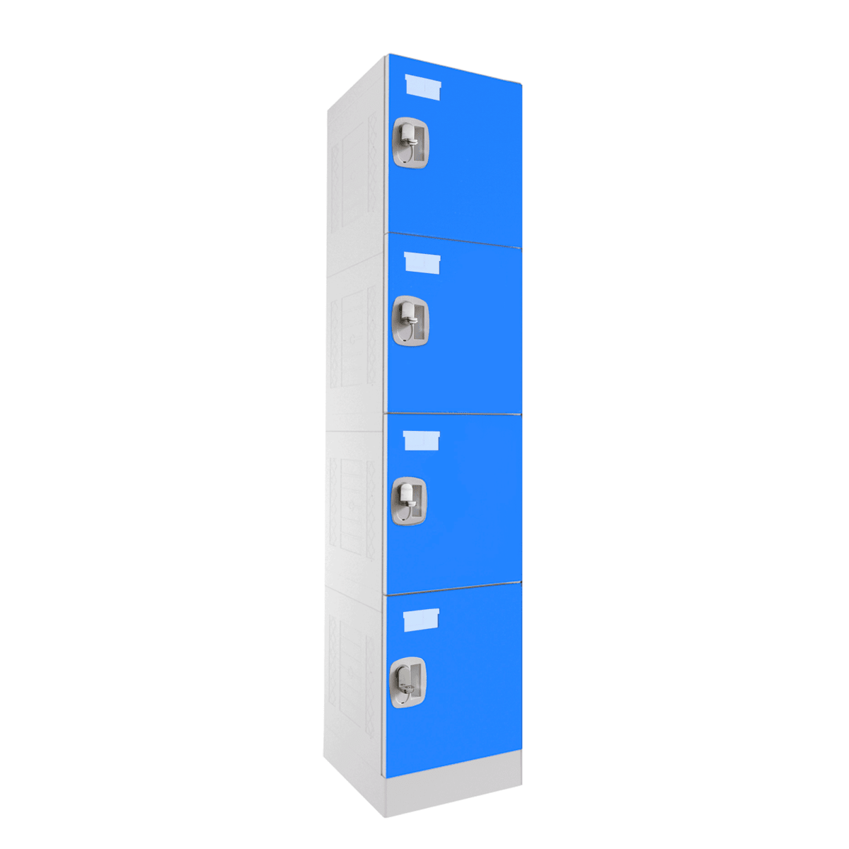 Locker Plástico ABS - 1 cuerpo y 4 puertas3
