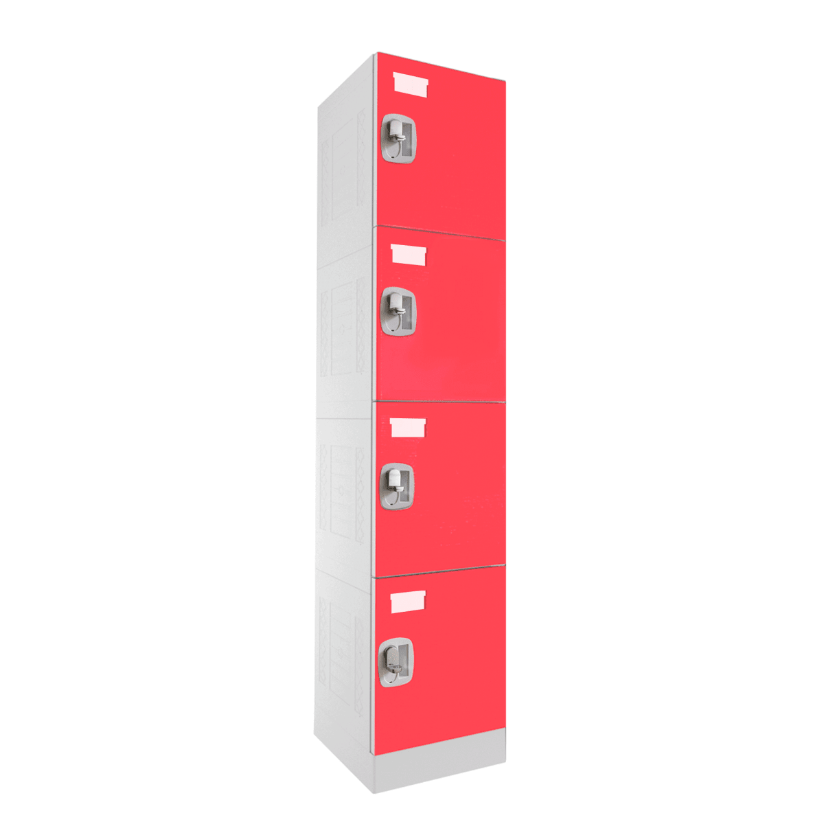 Locker Plástico ABS - 1 cuerpo y 4 puertas2