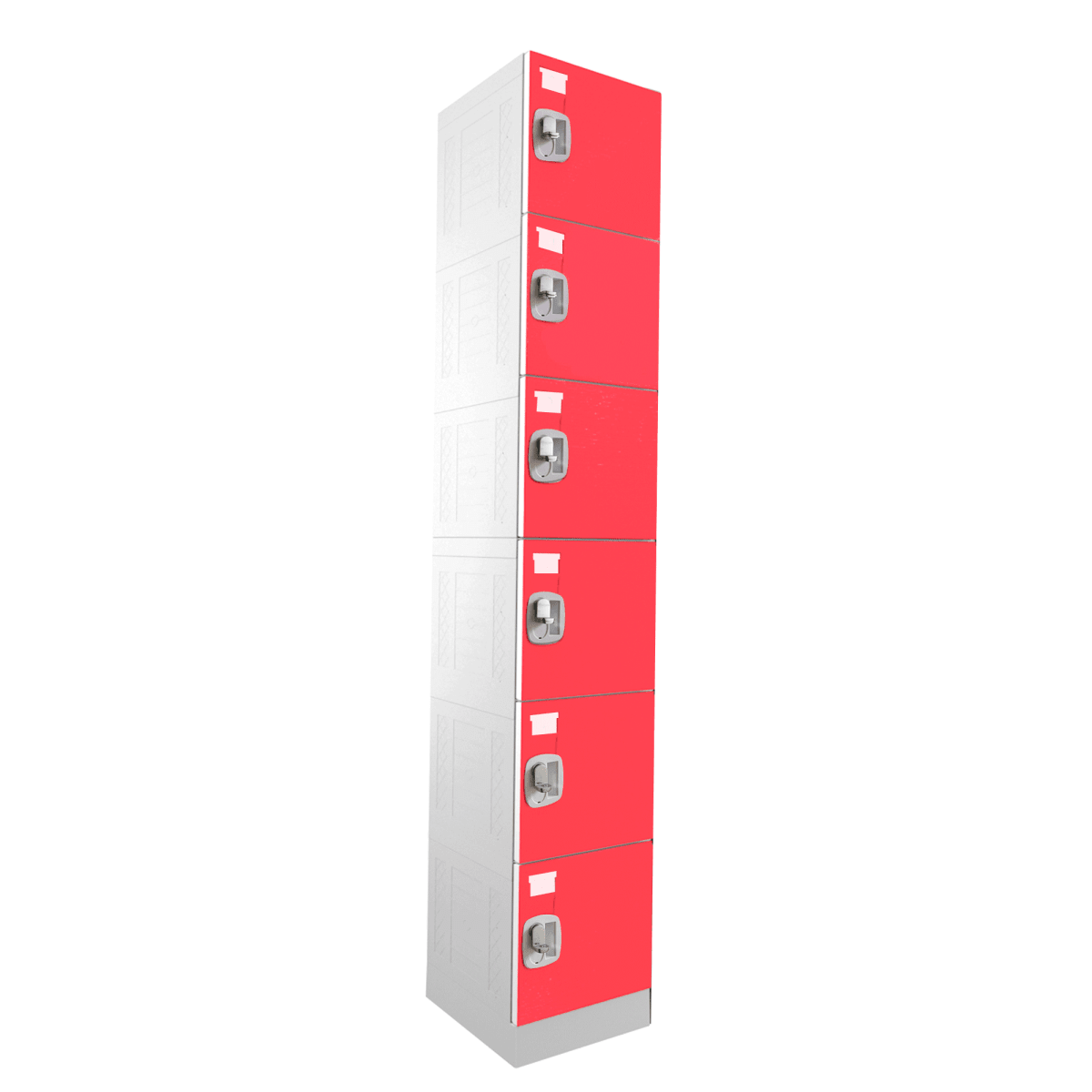Locker Plástico ABS - 1 cuerpo y 6 puertas2