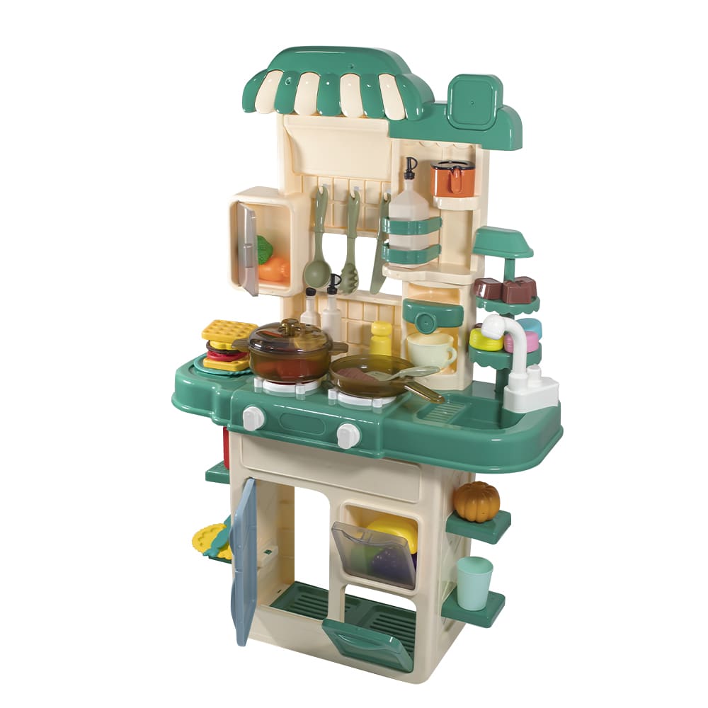 Cocina Didáctica e Interactiva – Sonido, Luces y 48 Accesorios ¡Para niños y niñas!2