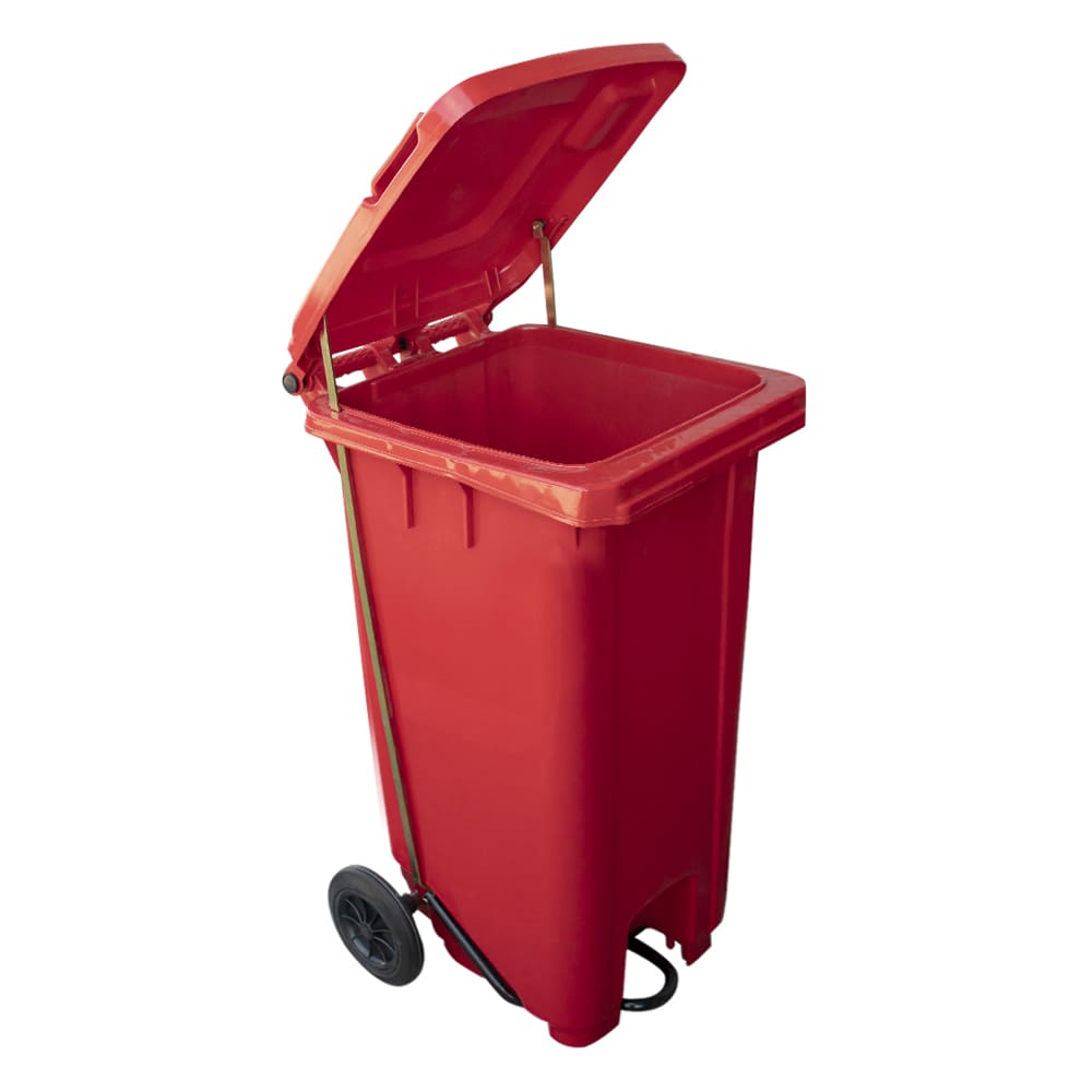 Basurero Contenedor Plástico 120 Lts. - con Pedal9