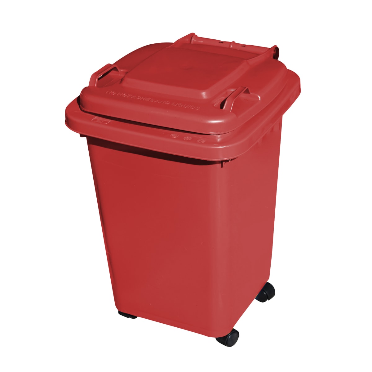 Basurero Contenedor Plástico - 50 Lts. con ruedas4