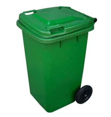 Basurero con pedal 120 litros | HDPE | E N 8403