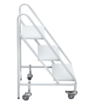 Escalera tipo Avión con Ruedas y Freno – 1 mt.2