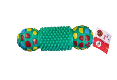 ¡Cuida sus Dientes! Juguete Funcional – Mancuerna de Vinilo para Perros2