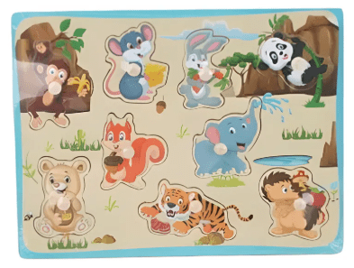 Puzzle Rompecabezas Didáctico de Madera –Especial para Bebés y Niños pequeños4