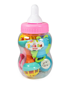 Set de Sonajeros en Forma de Mamadera (5 piezas)2