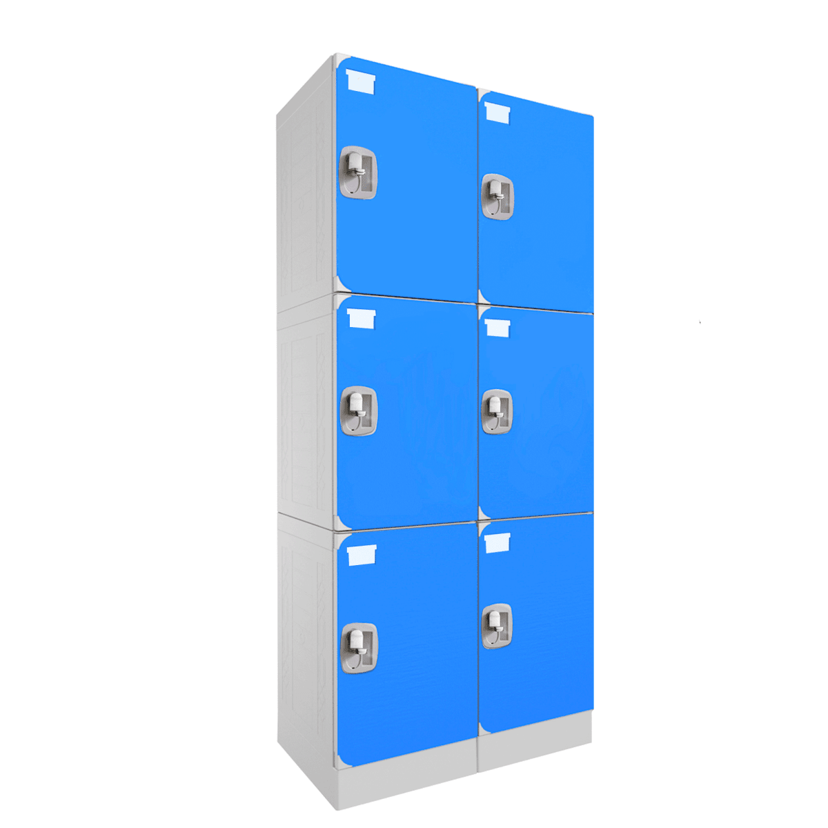 Locker Plástico 2 Cuerpo 6 Puertas – Importado1