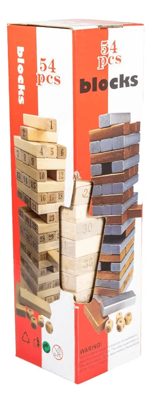 Jenga de Madera – Juego Familiar Educativo y Entretenido para Niños y Niñas2