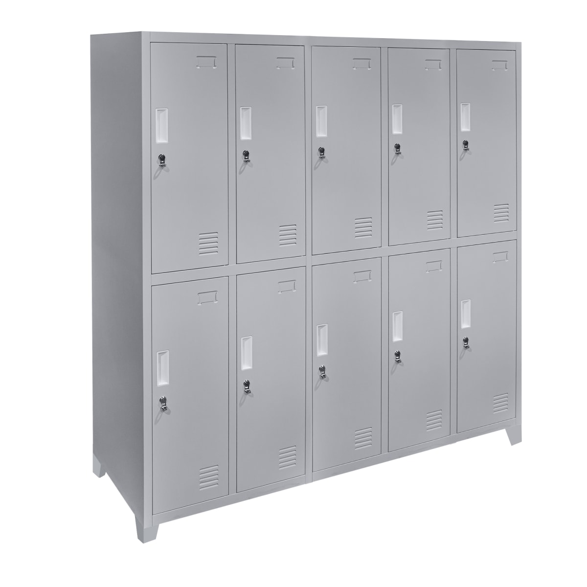 Locker Metálico - 5 Cuerpos 10 Puertas con Portacandado | Casillero Onloop PRO2