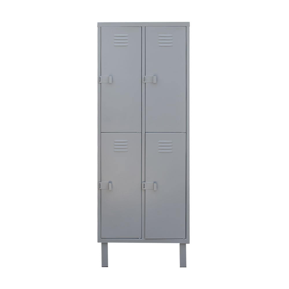 Locker Metálico 2 Cuerpos 4 Puertas | Casillero Nacional4