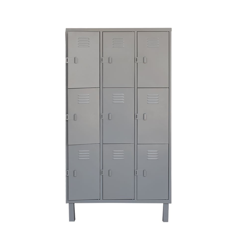 Locker Metálico 3 Cuerpos 9 Puertas | Casillero Nacional4