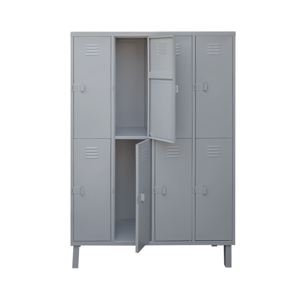 Locker Metálico 4 Cuerpos 8 Puertas | Casillero Nacional3