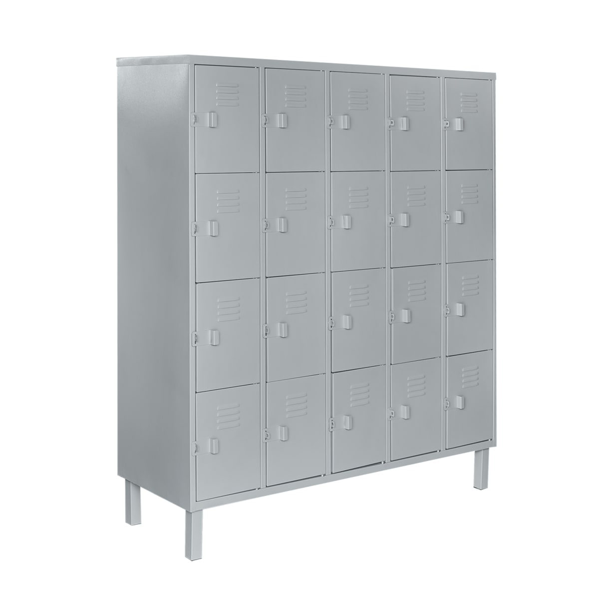 Locker Metálico 5 Cuerpos 20 Puertas | Casillero Nacional2