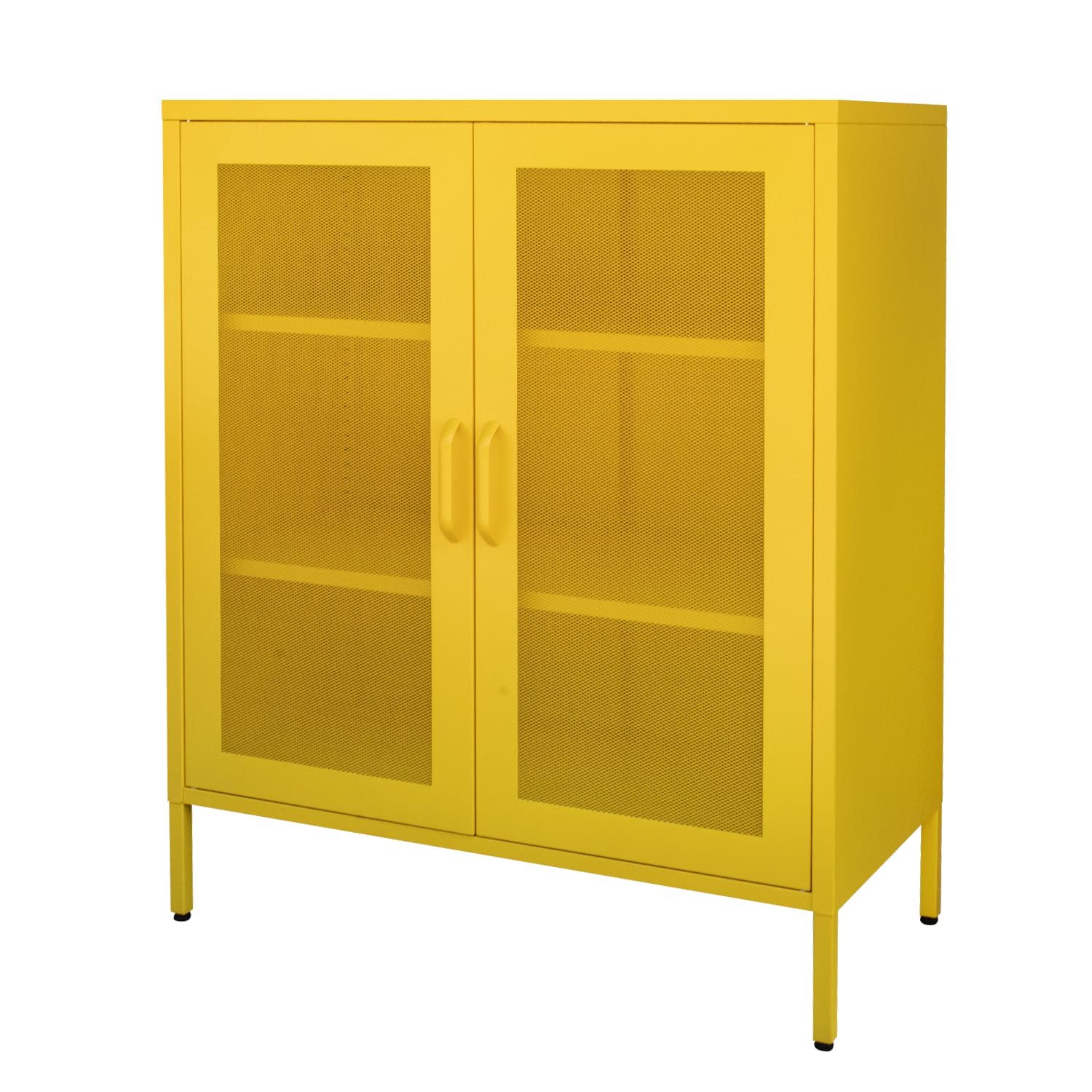 Gabinete de acero (puerta de malla)