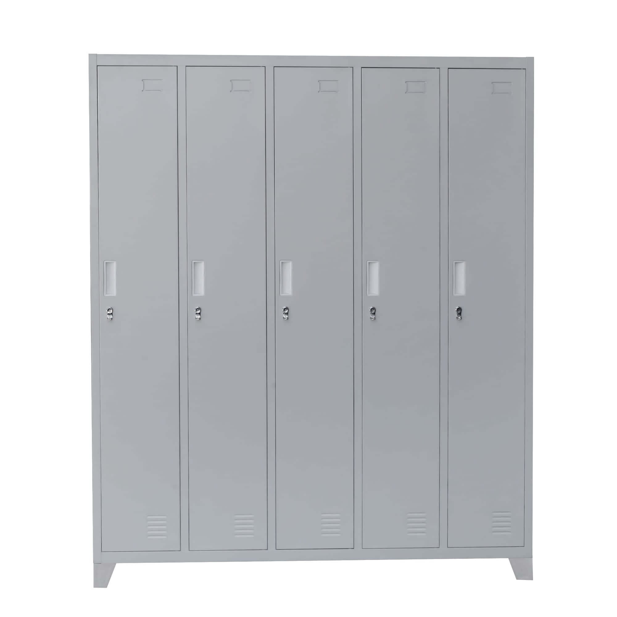 Locker Metálico - 5 Cuerpos 5 Puertas con Portacandado | Casillero Onloop PRO