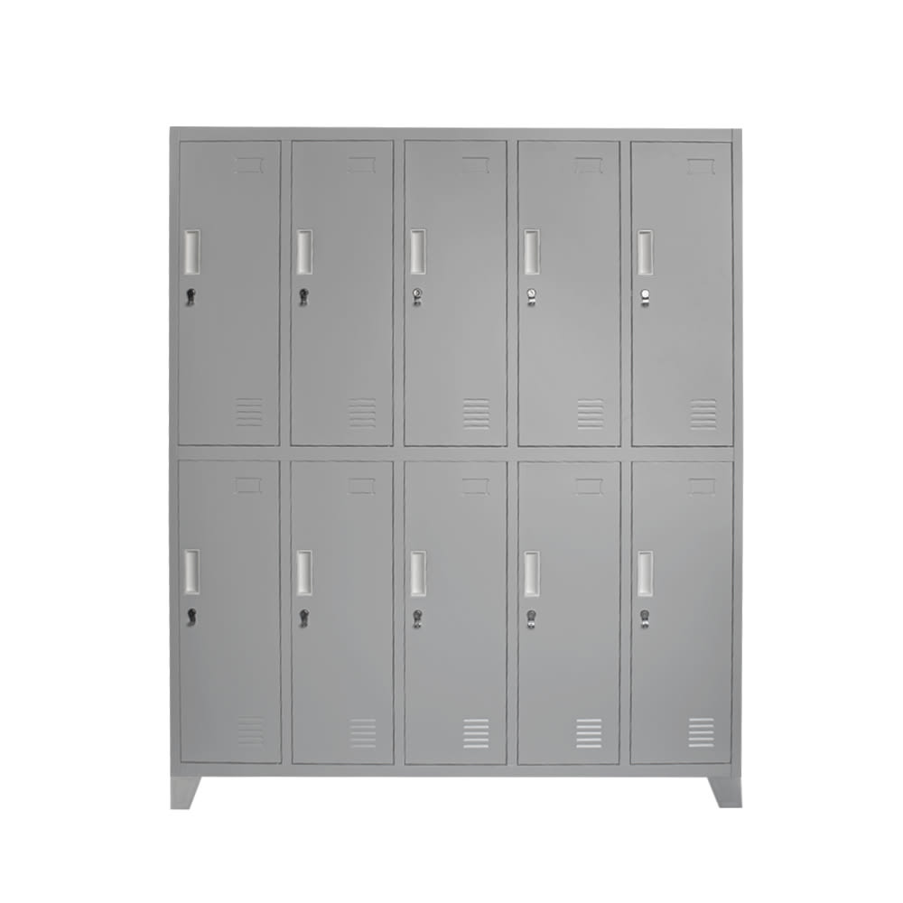 Locker Metálico - 5 Cuerpos 10 Puertas con Portacandado | Casillero Onloop PRO