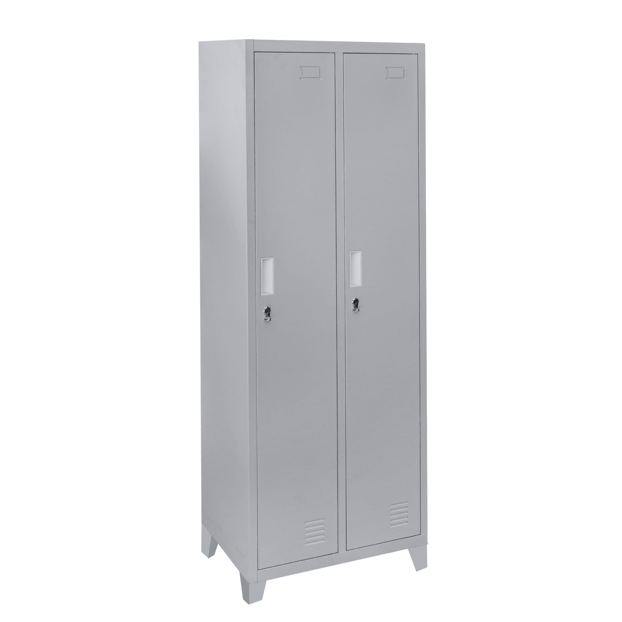 Locker Metálico - 2 Cuerpo 2 Puertas con Portacandado | Casillero Onloop PRO