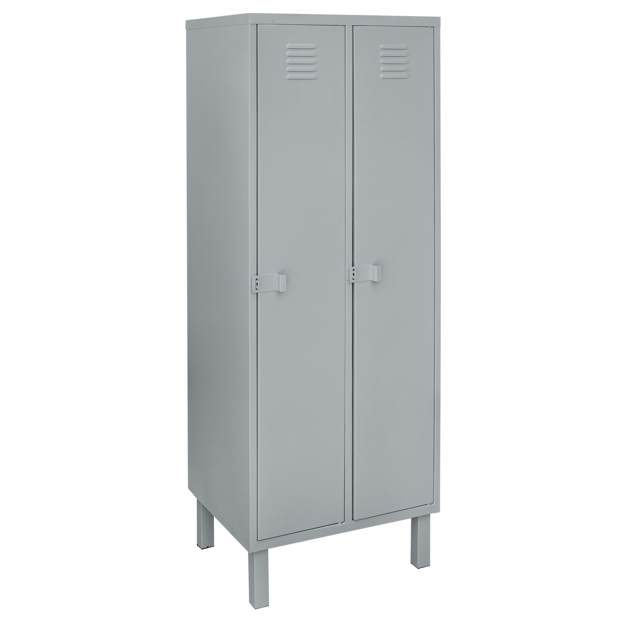 Locker Metálico 2 Cuerpos 2 Puertas | Casillero Nacional