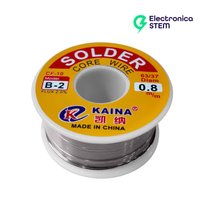 Rollo de Estaño 0.8mm de 100g 63/372