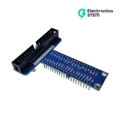 Placa de extensión GPIO tipo T 40 pines azul1