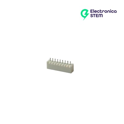 Conector JST XH macho 9 pines 2.54mm (recto)1