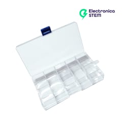 Caja organizadora removible 15 compartimentos de 17.3x9.8x2.3 cm