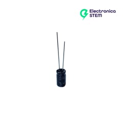 Capacitor electrolítico 100µF 50V 6x12mm