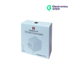 Cargador oficial Raspberry Pi 5 Tipo C 27W 5.1V 5A (enchufe US)