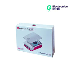 Carcasa oficial para Raspberry Pi 5 rojo/blanco