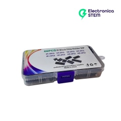 Kit 66 zócalos IC paso 2.54mm con caja