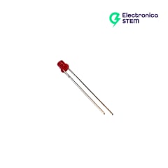 LED Difuso Rojo 3 mm (2V, 20mA)