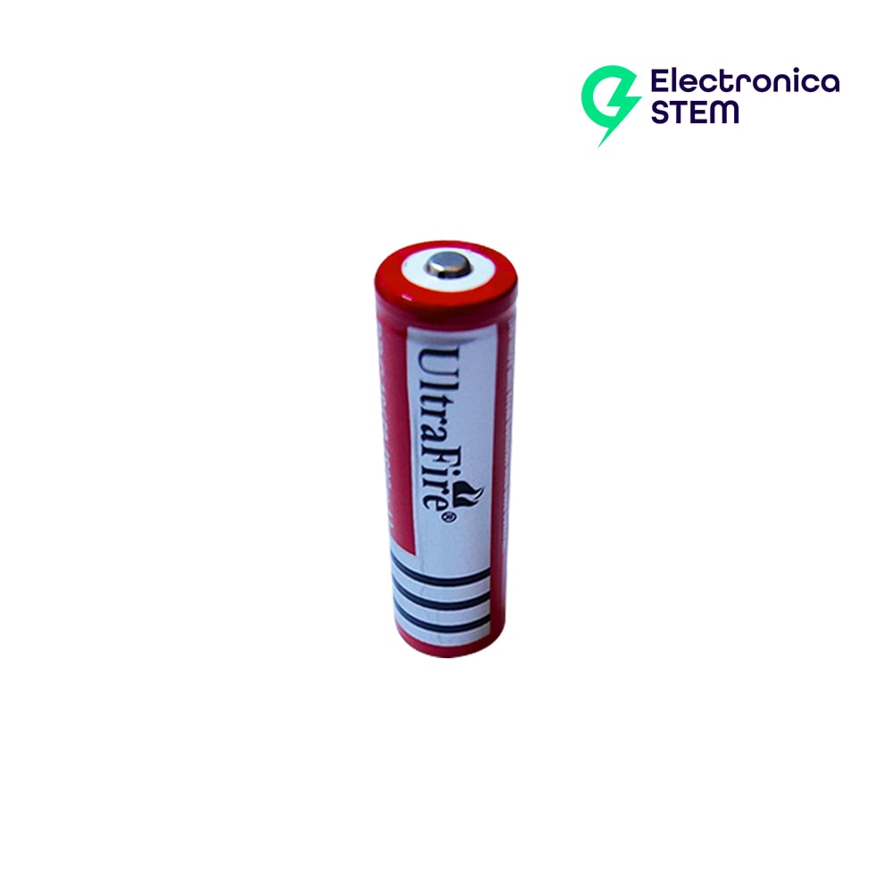 Batería Ion Litio 18650 3.7V 1300mAh Ultrafire1