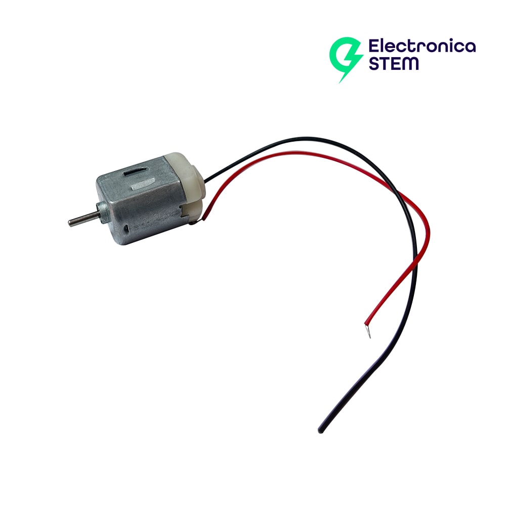 Motor DC 3V tipo 130 con cable 15cm 20000rpm2