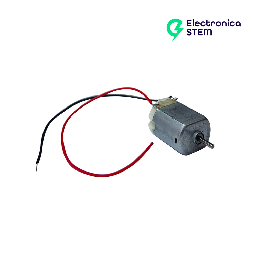Motor DC 3V tipo 130 con cable 15cm 20000rpm 0