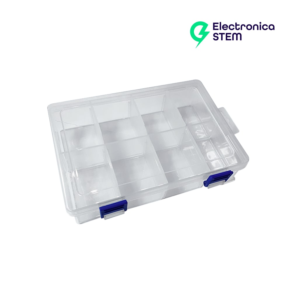 Caja organizadora 8 compartimentos de 19.5x12.7x4.5 cm1